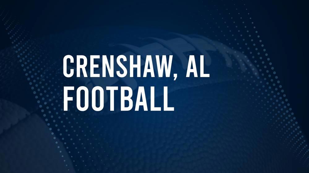 How to Watch Crenshaw County, AL High School Football Games Streaming Live – August 23