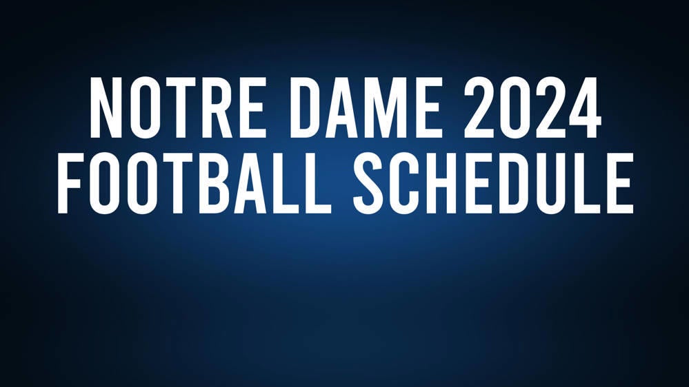 Notre Dame 2024 Football Schedule, Record, Results The Greenville