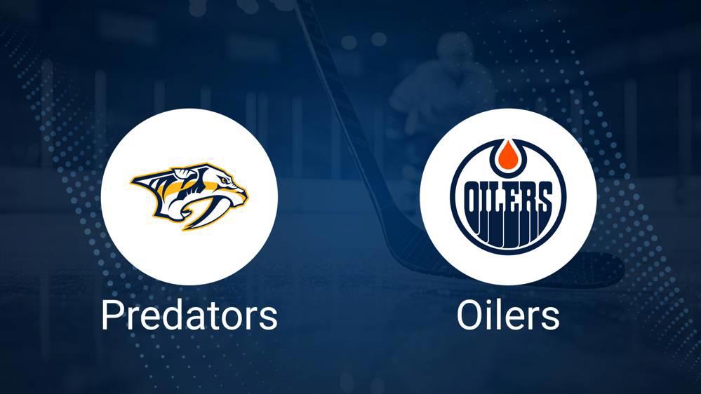 Where to Watch Nashville Predators vs. Edmonton Oilers on TV or Streaming Live - October 31