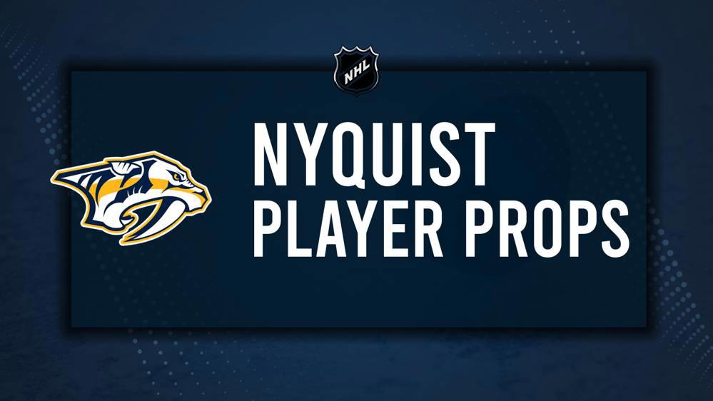 Gustav Nyquist Player Prop Bets for the Predators vs. Canucks Game - November 17