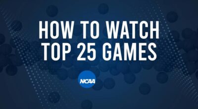 How to Watch Top 25 College Basketball Games - Sunday, November 24