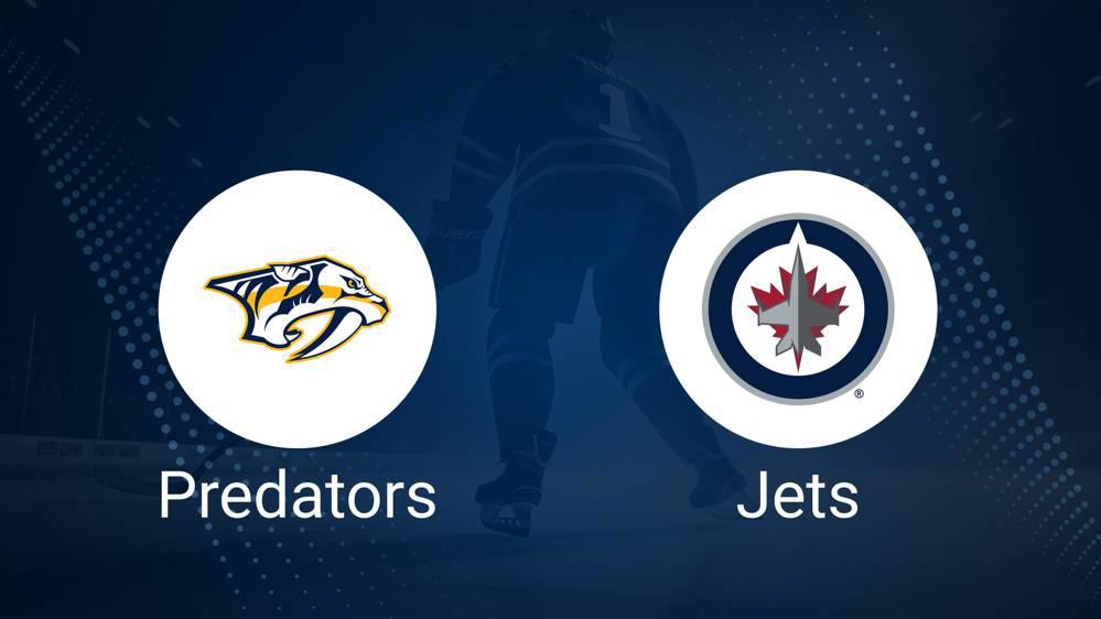 Where to Watch Nashville Predators vs. Winnipeg Jets on TV or Streaming Live - November 23