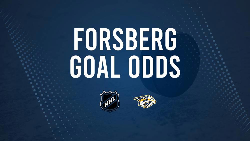 Will Filip Forsberg Score a Goal Against the Avalanche on November 2?