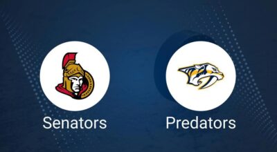 Senators vs. Predators Injury Report Today - December 7