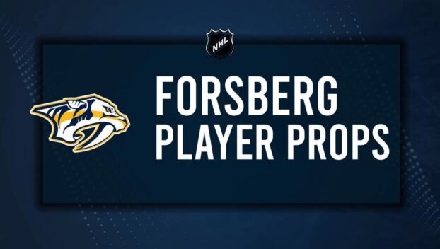 Filip Forsberg Player Prop Bets for the Predators vs. Canucks Game - January 3