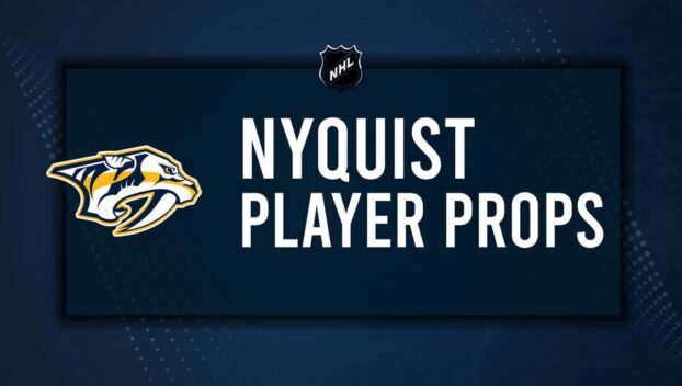 Gustav Nyquist Player Prop Bets for the Predators vs. Golden Knights Game - January 14