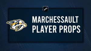 Jonathan Marchessault Player Prop Bets for the Predators vs. Canucks Game - January 3