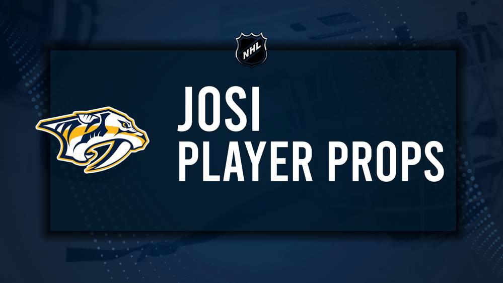 Roman Josi Player Prop Bets for the Predators vs. Golden Knights Game - January 14